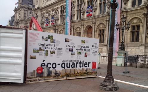 Clichy-Batignolles s'expose avec "Le Paris de l'avenir"